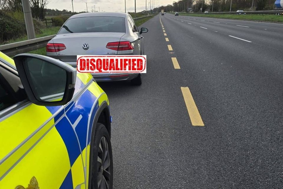 The driver was arrested and transported to Mountjoy Prison. Photo credit: An Garda Síochána Kildare