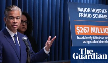 California files felony charges against 21 people in alleged $267m hospice fraud scheme | California