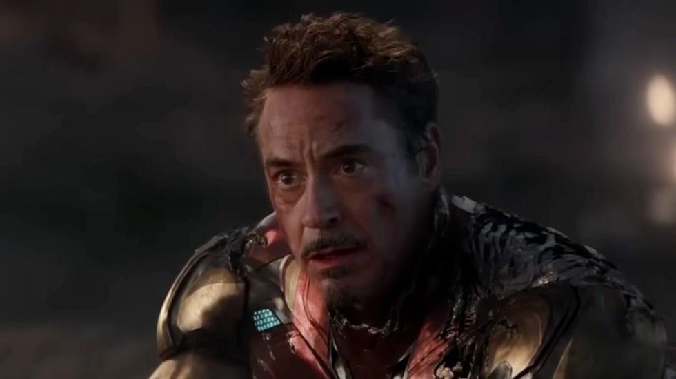 Tony Stark in Avengers: Endgame tony stark in avengers: endgame
