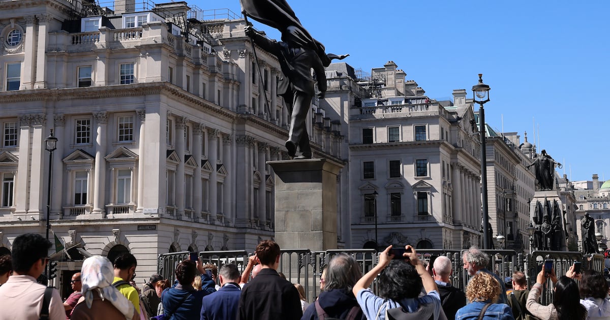Banksy confirms he is behind statue which appeared overnight in central London – The Irish Times