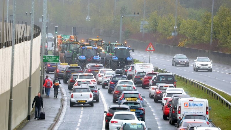 Northern Ireland fuel protests live: Disruption on main Belfast-Derry road while convoys take place in Co Tyrone and Co Down