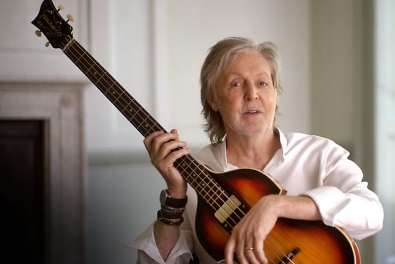 Paul McCartney in McCartney: The Lost Bass. Photograph: Passion Pictures/BBC