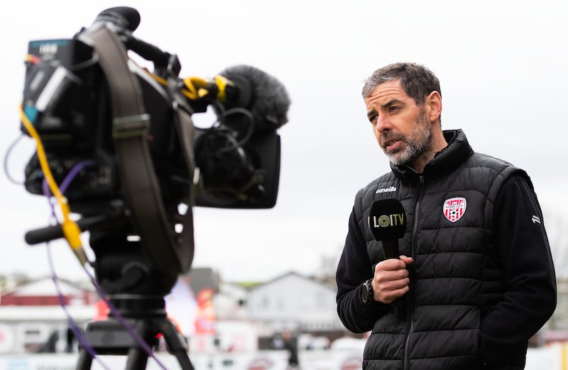 Victory eased pressure on Derry City manager Tiernan Lynch. Photograph: Evan Logan/INPHO