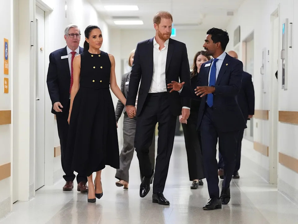 Meghan, Duchess of Sussex and Prince Harry, Duke of SussexCredit: Jonathan Brady-Pool/Getty