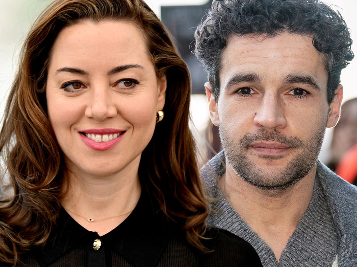 Aubrey Plaza Chris Abbott getty composite 2