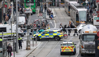 Cyclist in his 20s dies in collision with truck in Dublin city centre