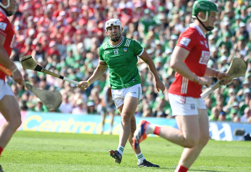 Aaron Gillane celebrates his penalty against Cork last May. Picture: Eddie O'Hare