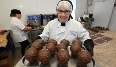Inside the Kylemore Abbey chocolate kitchen