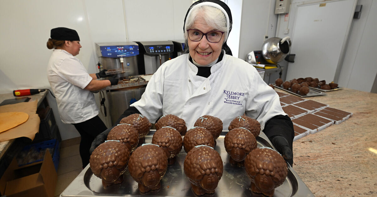Inside the Kylemore Abbey chocolate kitchen