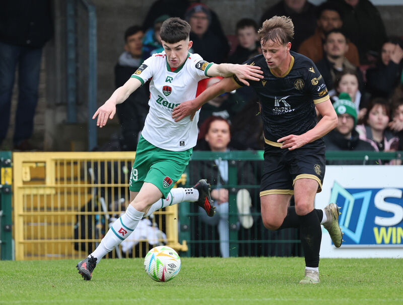  Cillian Murphy on the move for Cork City. Picture: Jim Coughlan.