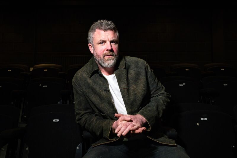 Mick Flannery in Ballybunion, working on The House Must Win. 