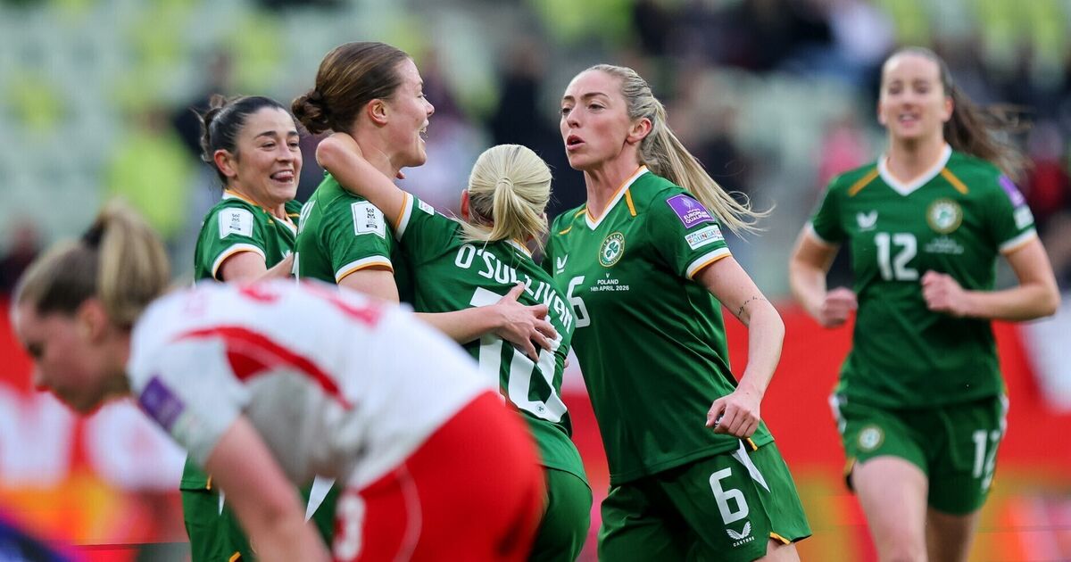 Republic of Ireland women win away against Poland to reignite their World Cup qualifying campaign