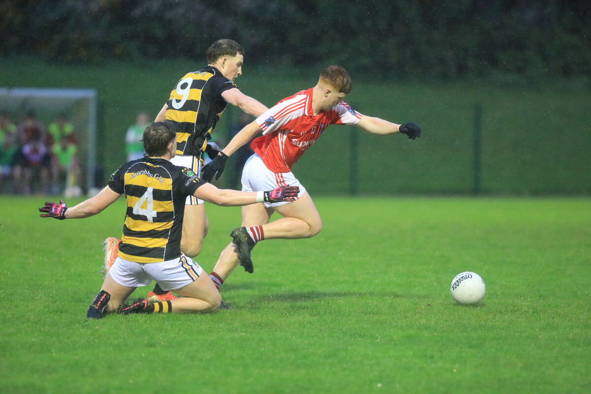 Beara's James Spencer in action against Avondhu. Picture: David Creedon
