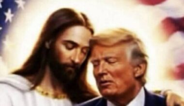 Leo issues message of unity as Trump shares AI image of himself being held by Jesus