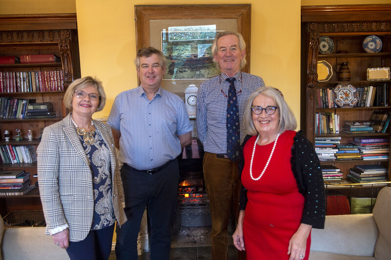  Brothers David and Johnny Fitzgibbon with their wives Gaye and Katie at Aherne's Townhouse & Seafood Restaurant Youghal, Co Cork. Picture: Dan Linehan
