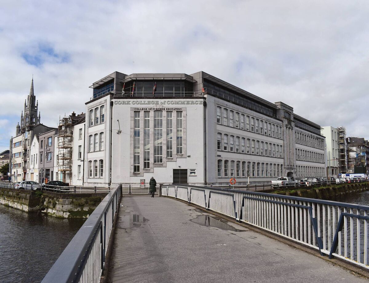 Cork College of Commerce,  (now Cork College of Further Education & Training), Morrison’s Island, Cork — designed by Henry Houghton Hill, 1937 (photo: John O'Regan) with further floor added by O'Riordan Staehli architects in 2000