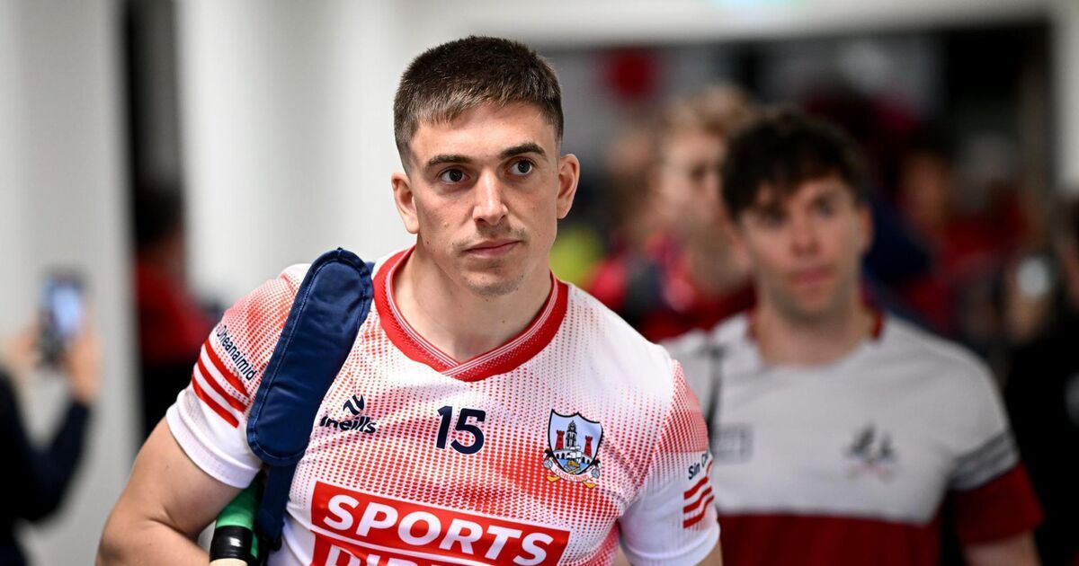 Cork full back Ciarán Joyce's hurling season over after rupturing ACL