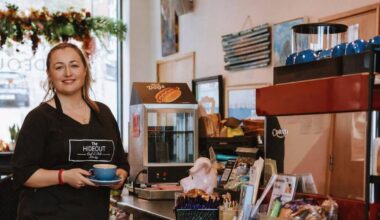 Inside Magda’s Hideout Café in Cork city 