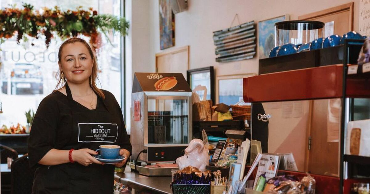 Inside Magda’s Hideout Café in Cork city 