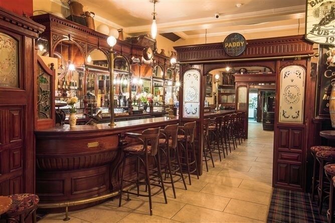 The exquisite interior of Reidy's Vault Bar on Lancaster Quay, Cork city.