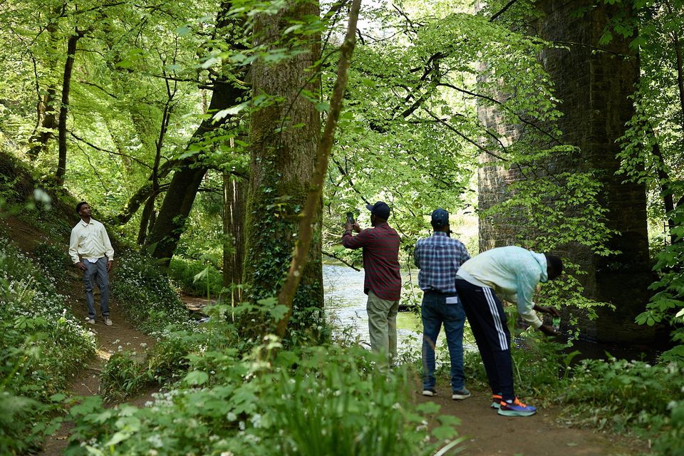 JP participated in a photography workshop with men living in the IPAS centre in Courtown.