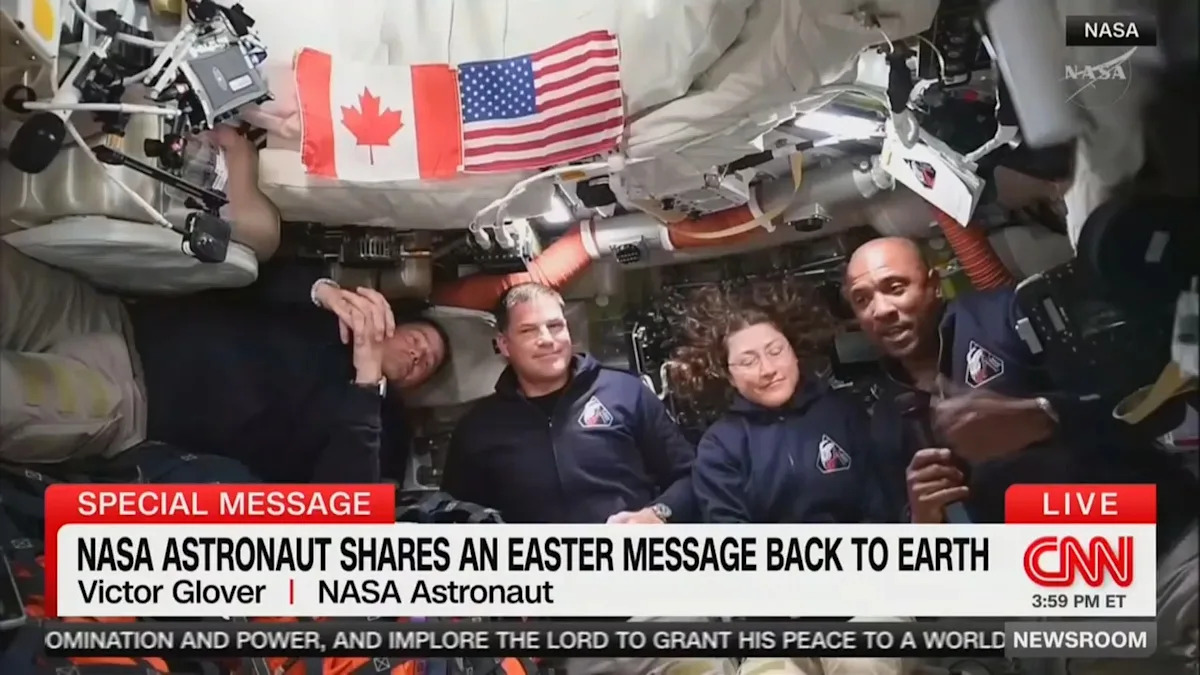 CNN’s Wolf Blitzer Shares ‘Beautiful’ Easter Message From Artemis II Astronaut: ‘We Got To Get Through This Together’