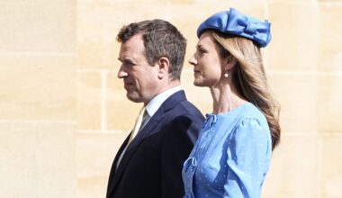 Peter Phillips’s Fiancée Harriet Sperling Attends Easter Sunday Service with the Royals for the First Time