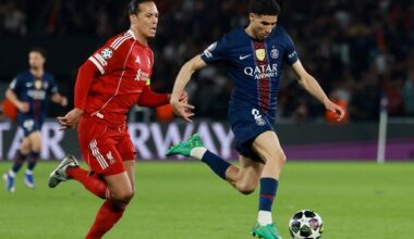 Liverpool suffer third defeat in succession as PSG outclass Reds in Champions League quarter-final first leg