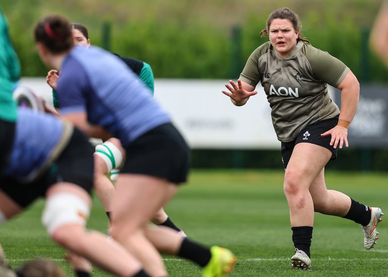 Ellena Perry will make her fifth appearance for Ireland at loosehead prop. Photograph: Ben Brady/Inpho