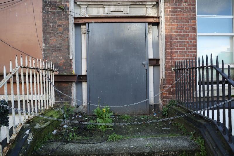 Entrance to 30 North Frederick Street Dublin.
 Photo: Bryan O’Brien / The Irish Times  
