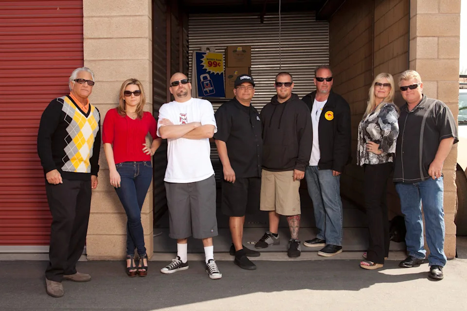 “His family told us that this has been happening for three years,” Laura (pictured here with Sheets, Dan, Barry Weiss, Brandi Passante, Jarrod Schulz, Dave Hester and Brandon Sheets in 2010) revealed on Friday. “He was terrified for his life [and] for the people around him. He didn’t know why he was being targeted.” ©A&E/Courtesy Everett Collection