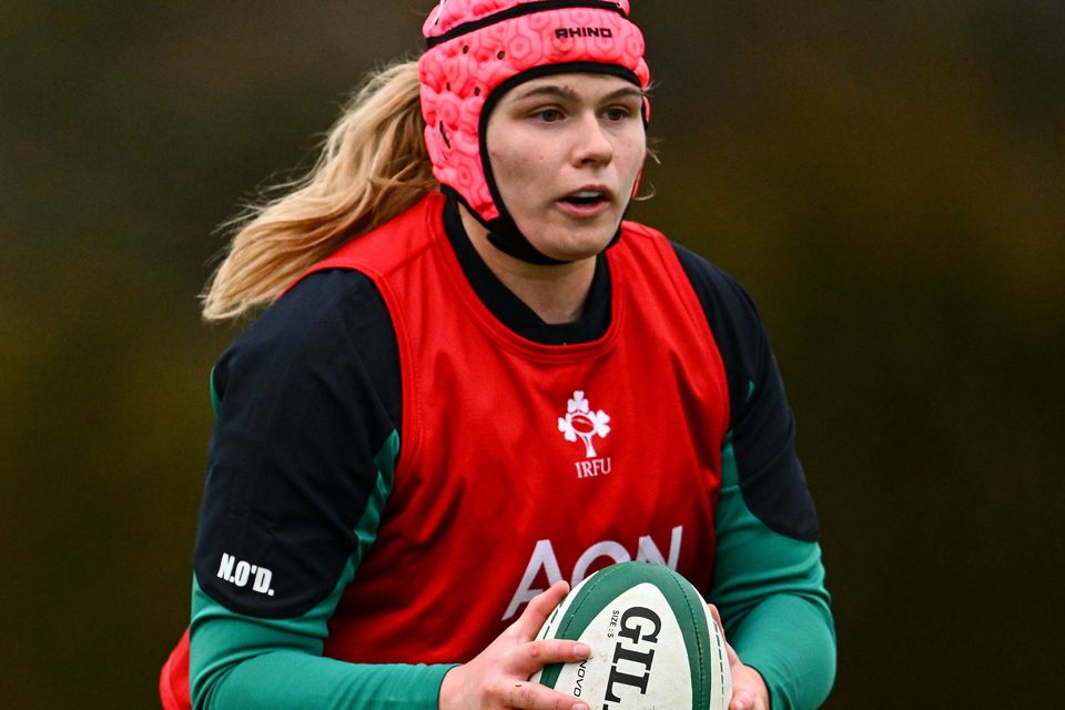 Dorothy Wall during an Ireland training session earlier this year. Photo: Shauna Clinton/Sportsfile