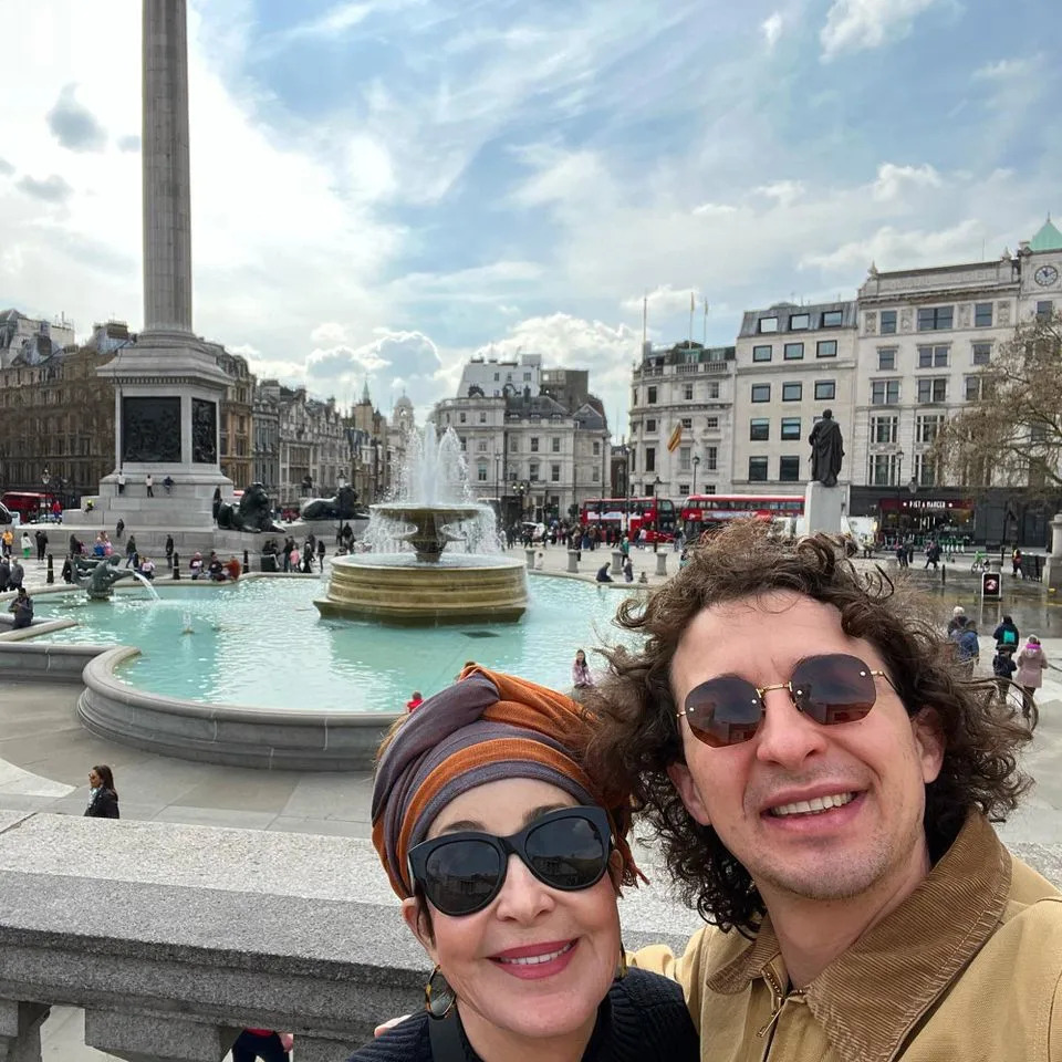 Annie Potts and her son Harry Hayman.Credit: Annie Potts Instagram