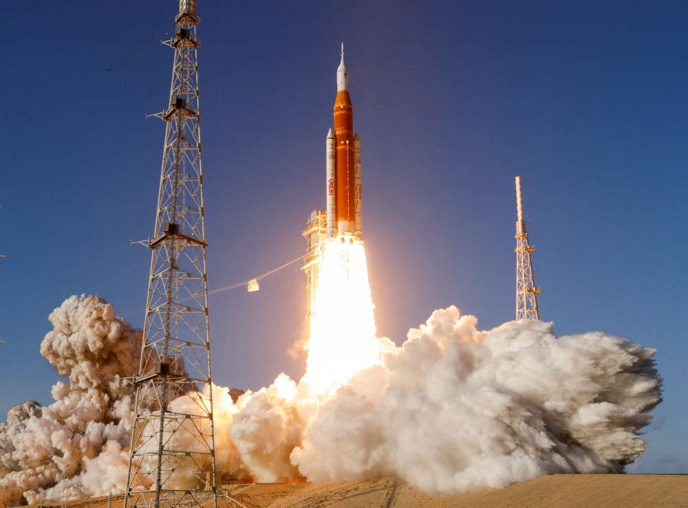 Artemis capsule boost puts astronauts moon-bound for record-breaking journey