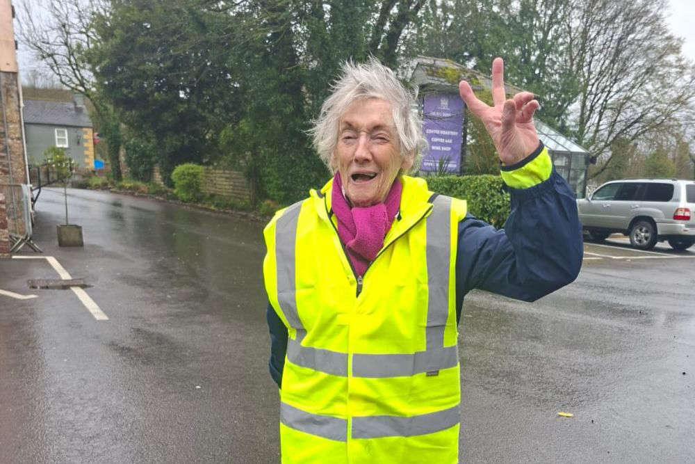 91 Year Old Activist Completes Peaceful Protest Walk Across Ireland