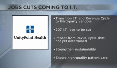 UnityPoint Health cutting over 200 IT jobs | News