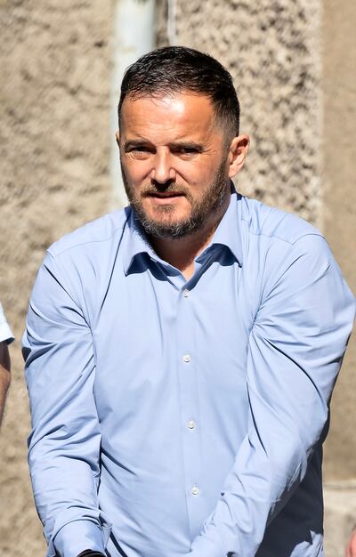 Ciaran Donovan, a father of four from Ashfield, Kildare town, pictured at Naas Circuit Court in July 2024 where he was sentenced on three charges of possessing the proceeds of crime. Photograph: Colin Keegan/Collins