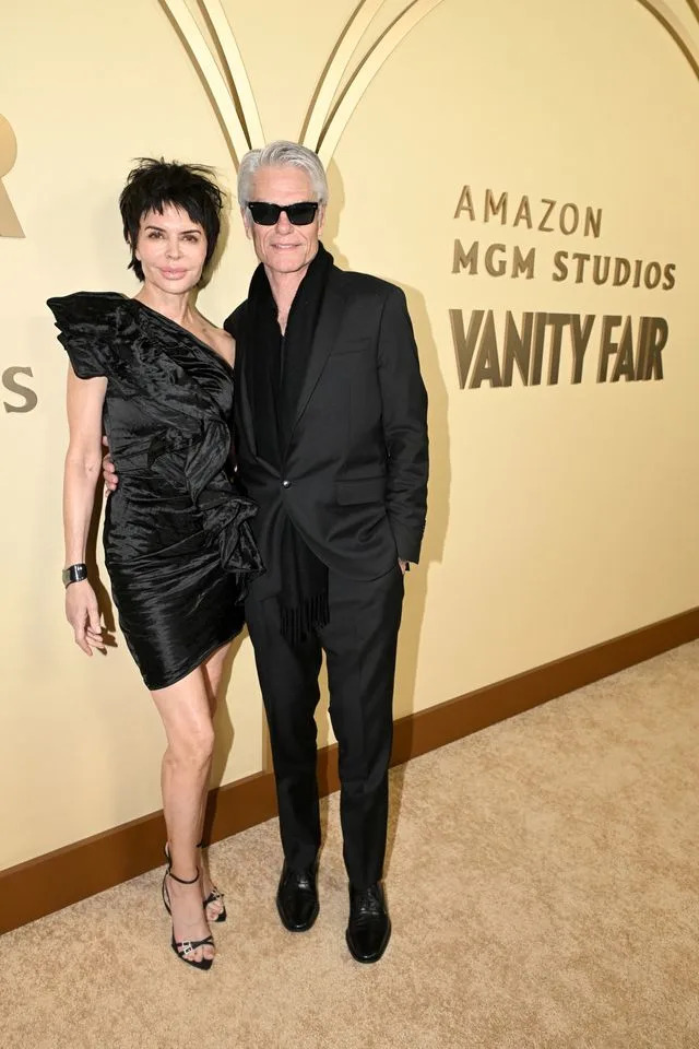 Lisa Rinna and Harry Hamlin at a 'Vanity Fair' and Amazon MGM Studios event Jan. 10, 2026Credit: Vivien Killilea/Getty