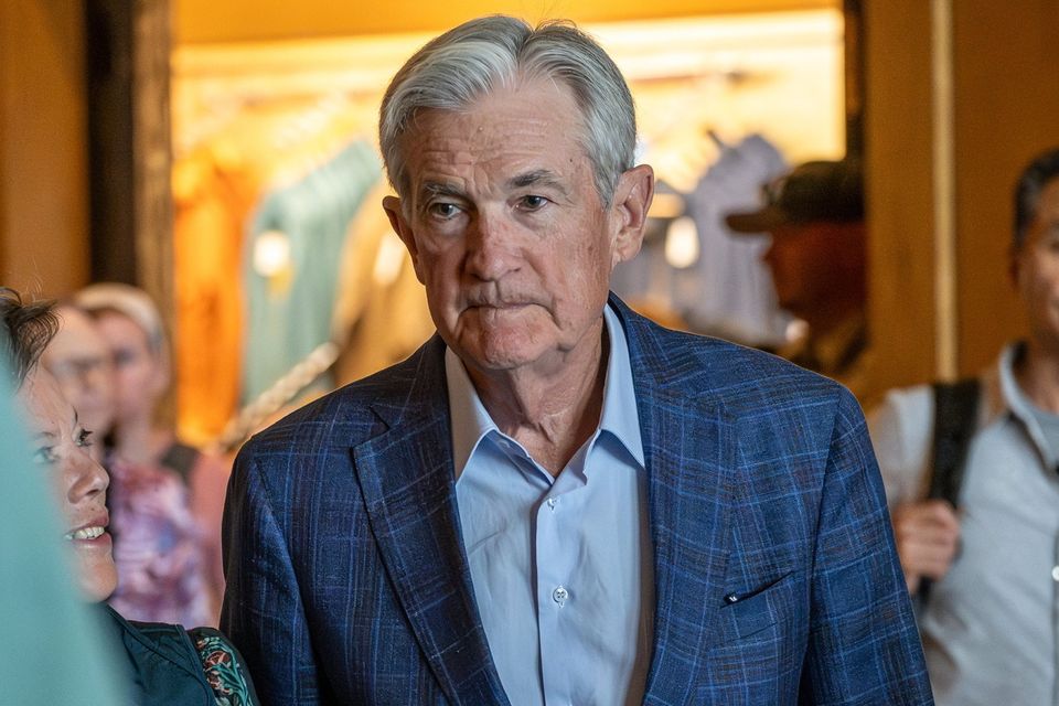 Federal Reserve chair Jerome Powell played down risks. Photo: Bloomberg