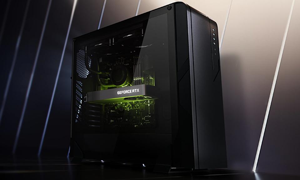 A central processing unit with Nvidia's graphics processing unit inside.