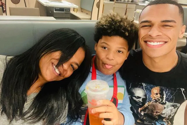 Nia Long with sons Kez and MassaiCredit: Nia Long/Instagram