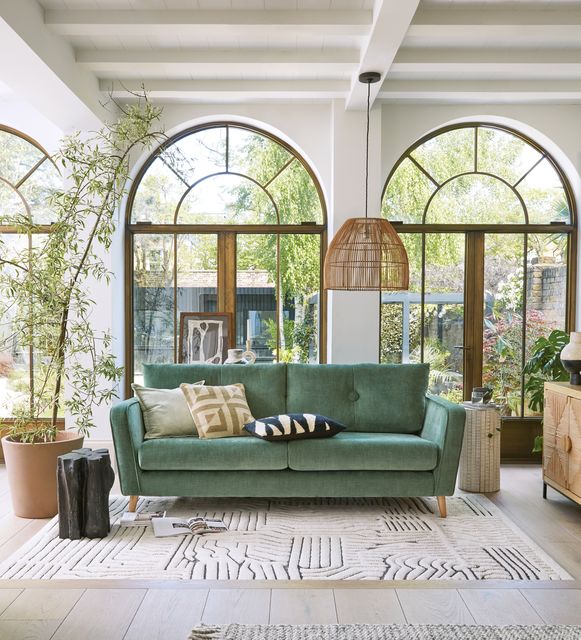 Back to nature trend with French Connection Carlisle sofa from DFS