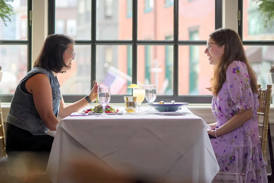 Tina Zhu Xi Caruso and Pari Kim on 