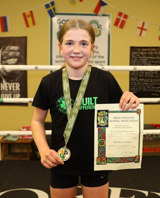 All Ireland Boxing Champion Annabelle Coade from Gorey Boxing Club. PHOTO: Sabrina Ffrench