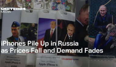 iPhones Pile Up in Russia as Prices Fall and Demand Fades — UNITED24 Media