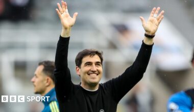 Head Coach Andoni Iraola of Bournemouth after his sides 2-1 win