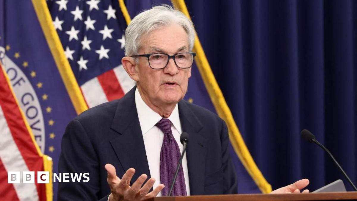 Live: Jerome Powell delivers likely final speech as Fed chairman as rates hold