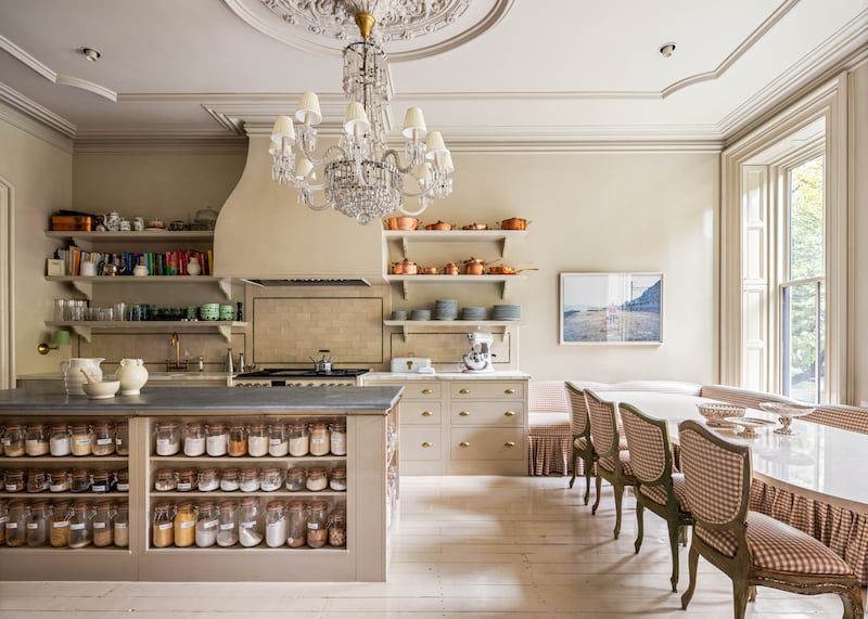 Lily Allen's Brooklyn brownstone. Photograph: Hayley Allen Day/Gambino Group