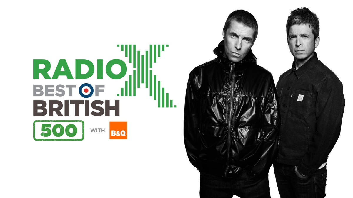 Live Forever by Oasis named winner of Radio X Best Of British 500 with B&Q