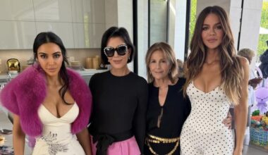 Kim Kardashian Celebrates Easter in a $9,500 Vintage Dress First Worn by Cindy Crawford 24 Years ago